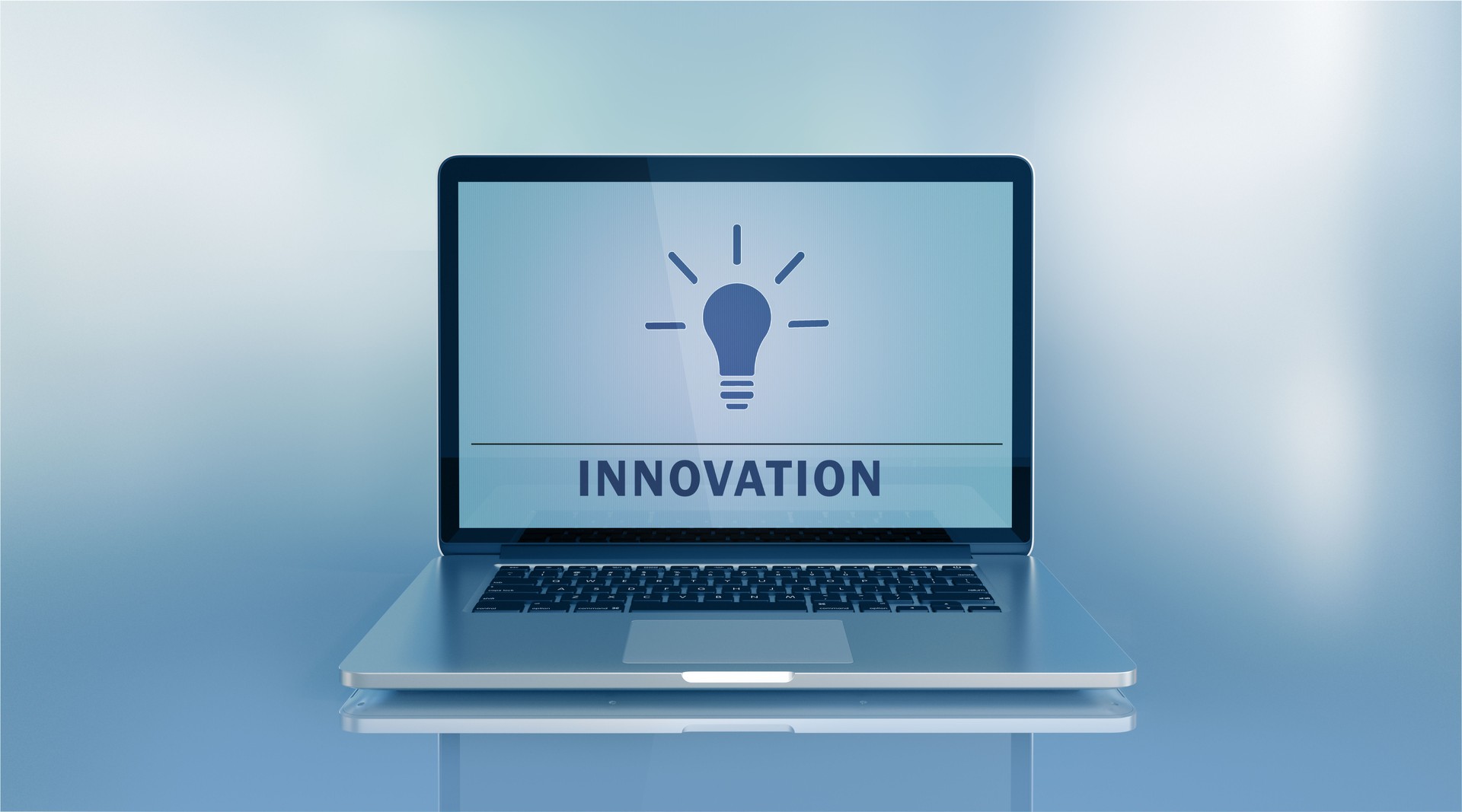 Innovation Concept On A Laptop Screen